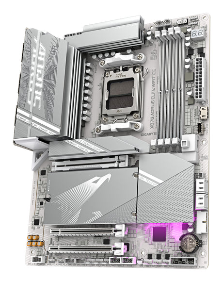 Carte Mère Gigabyte X870 Aorus Elite WiFi7 Ice (AMD AM5)