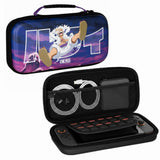 Housse de protection et transport - Nintendo Switch 2 - Konix - One Piece - Rangement accessoires - Motif Luffy Gear 5 - Violet