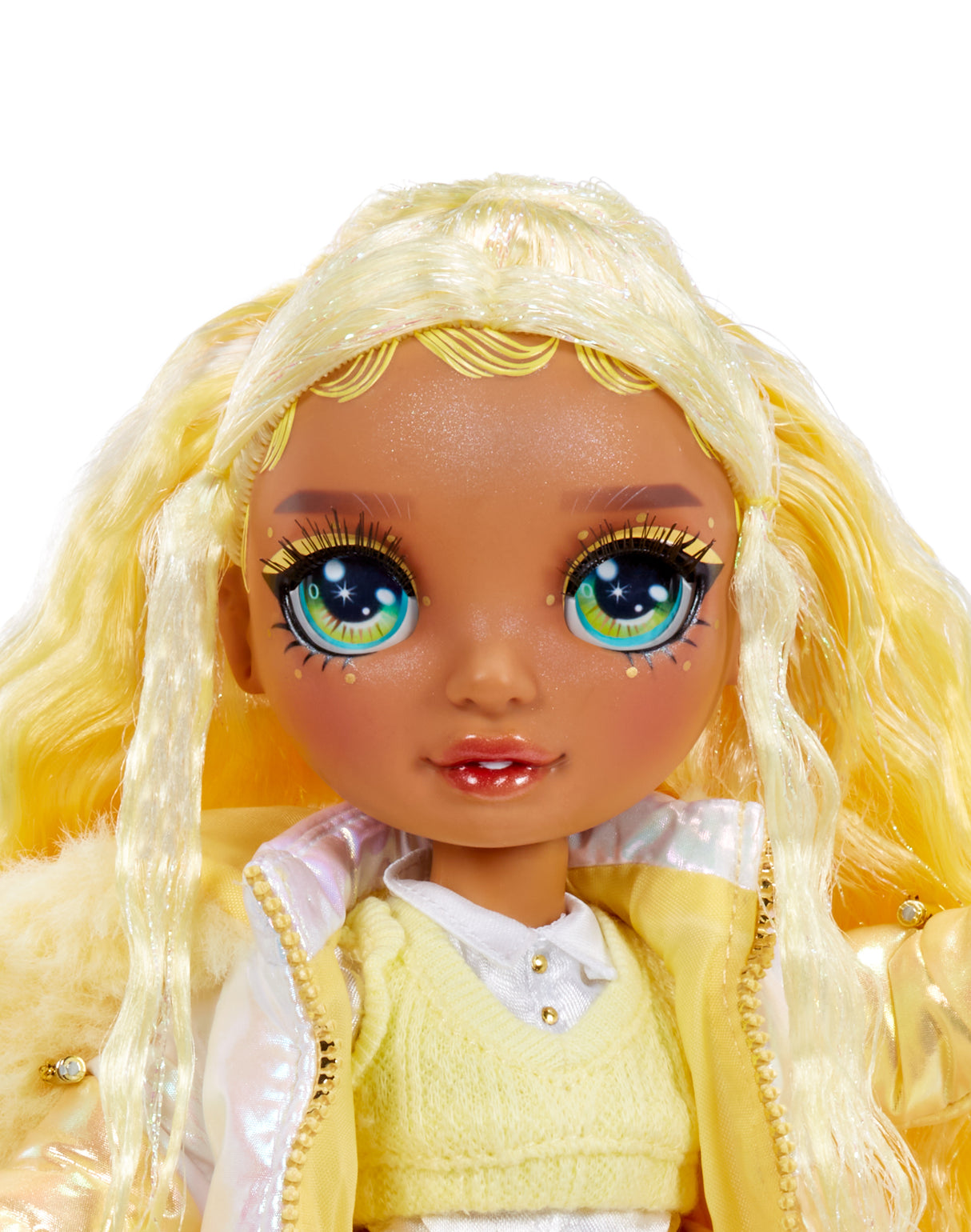 Rainbow High - Winter Wonderland - Jaune- Révele ta couleur - Créer son bonhomme de neige - Dés 4ans