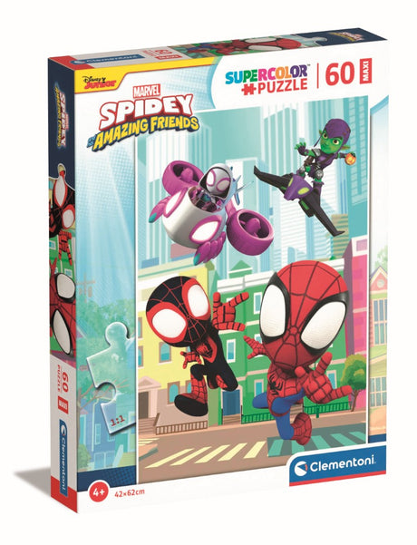 CLEMENTONI - 60 pieces Maxi - Spidey et ses amis extraordinaires