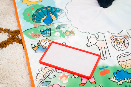 Activité créative - NATHAN - Coloréo Baby - Colorier avec de l'eau, tapis et feutre adaptés