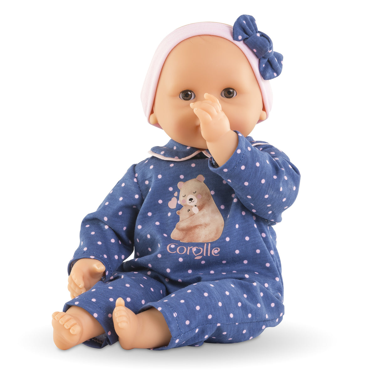 Poupon - COROLLE - Bébé Calin Capucine - Ourson - 30 cm - Des 18 mois