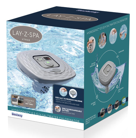 Lay-Z-Spa Electrolyseur d'eau salée 0,5g/h pour spa et piscines jusqu'a 1 400 L