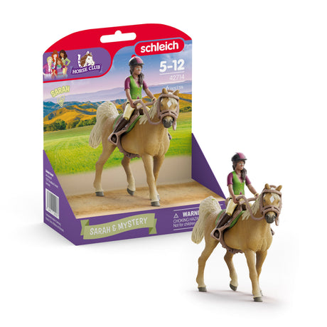 Figurines Sarah et Mystery, SCHLEICH 42714 Horse Club, Des 4 ans