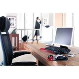 Kensington, Tapis de souris avec repose-poignet, Duo gel, Noir et rouge