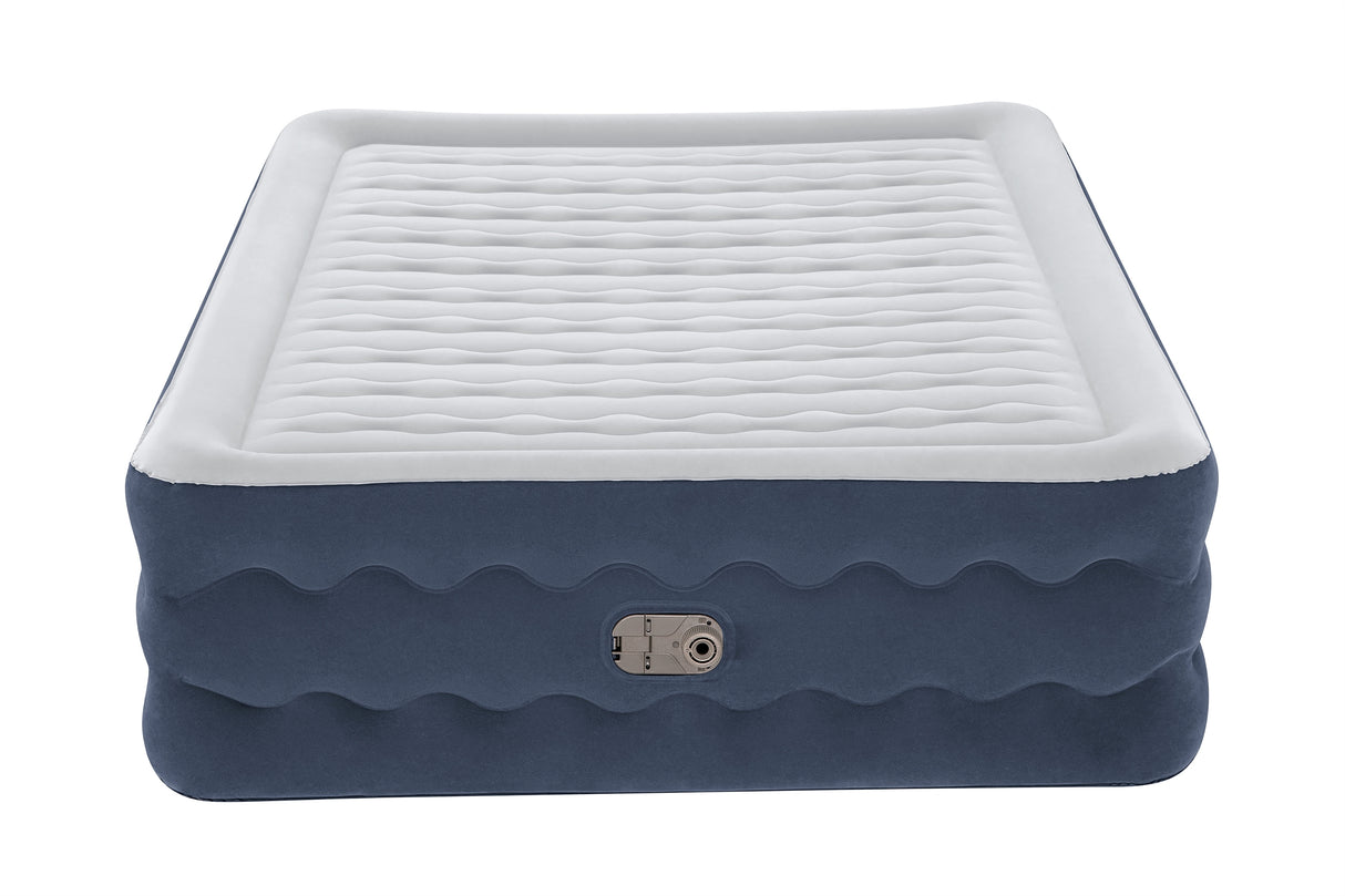 BESTWAY Bestway Lit gonflable 2 places TruLeisure pompe électrique intégrée 203x152x51cm