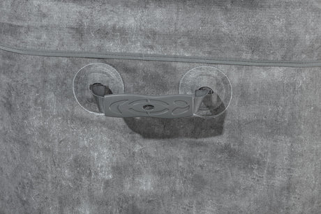 Spa semi rigide BESTWAY - Lay-Z-Spa Carrara - 140 airjets - 170 x 65 cm - 4 a 6 places - Rond (couverture, cartouche, 4 appuie-tete)