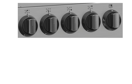 Piano de cuisson électrique BEKO - 6 gaz + 1 wok - 100 cm - PF335325DX - Inox