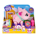 Jouet interactif - MOOSE TOYS - Little Live Pets Cochon rose - A partir de 5 ans - Piles incluses