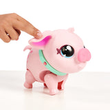 Jouet interactif - MOOSE TOYS - Little Live Pets Cochon rose - A partir de 5 ans - Piles incluses