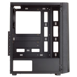 Boitier Moyen Tour ATX Mars Gaming MC-ART RGB avec panneaux vitrés (Noir)
