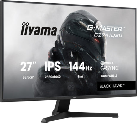 Ecran 27" Iiyama G-Master Black Hawk G2741QSU-B1 Quad HD 144Hz (Noir)
