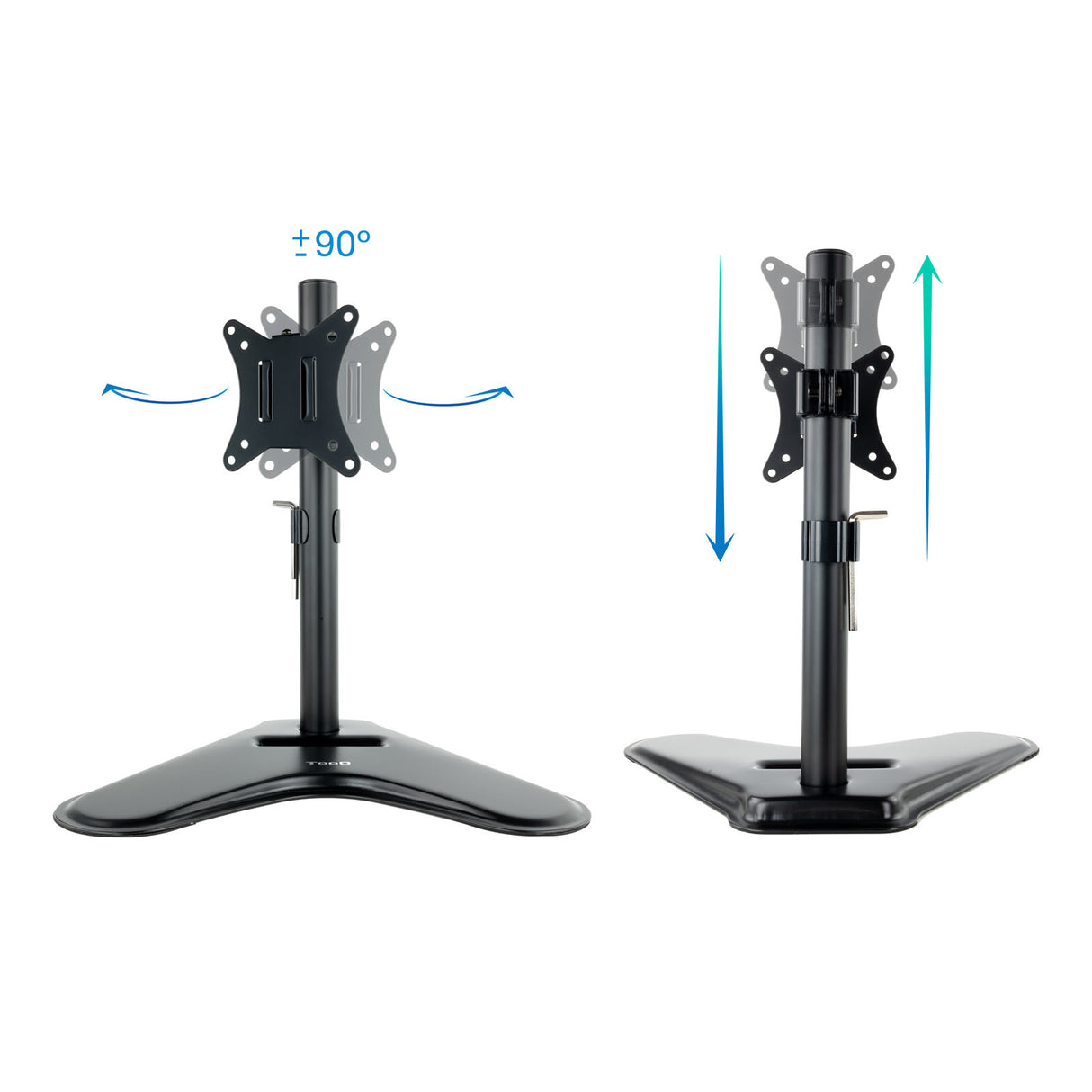 Support écran à poser Tooq DB1701TN 17"-32" (9kg max) (Noir)