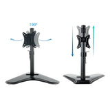 Support écran é poser Tooq DB1701TN 17"-32" (9kg max) (Noir)