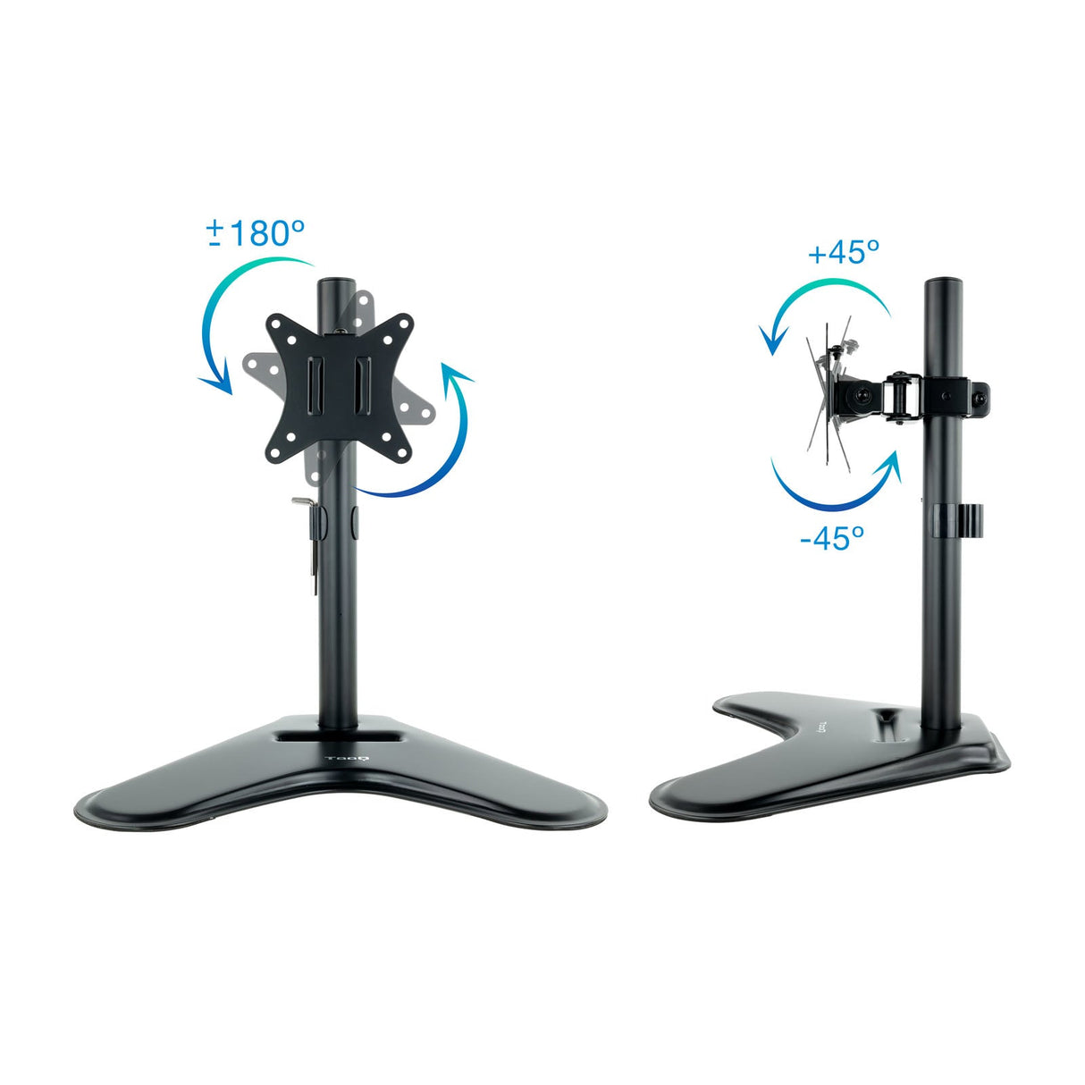 Support écran é poser Tooq DB1701TN 17"-32" (9kg max) (Noir)