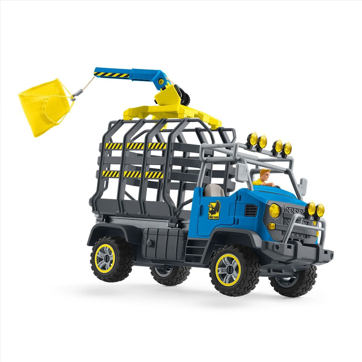 Mission de transport Dino, coffret de 43 pieces avec figurine tricératops et camion de transport, jouets dinosaures pour enfants