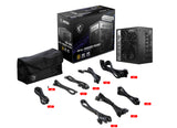 Alimentation ATX MSI MPG A1000G PCIe5 - 1000W (Noir)