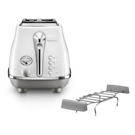 Grille-pain - DELONGHI - CTOC2103.W - 900 W - 2 fentes - Blanc