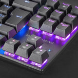 Clavier Gamer mécanique (Blue Switch) Mars Gaming MK80 RGB (Noir)