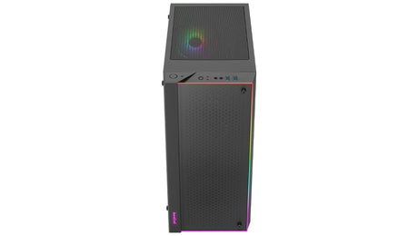 Boitier Moyen Tour ATX AeroCool Skribble RGB avec panneaux vitrés (Noir)