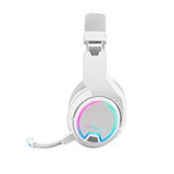 Casque Gamer sans fil Mars Gaming MHW-100 RGB (Blanc)