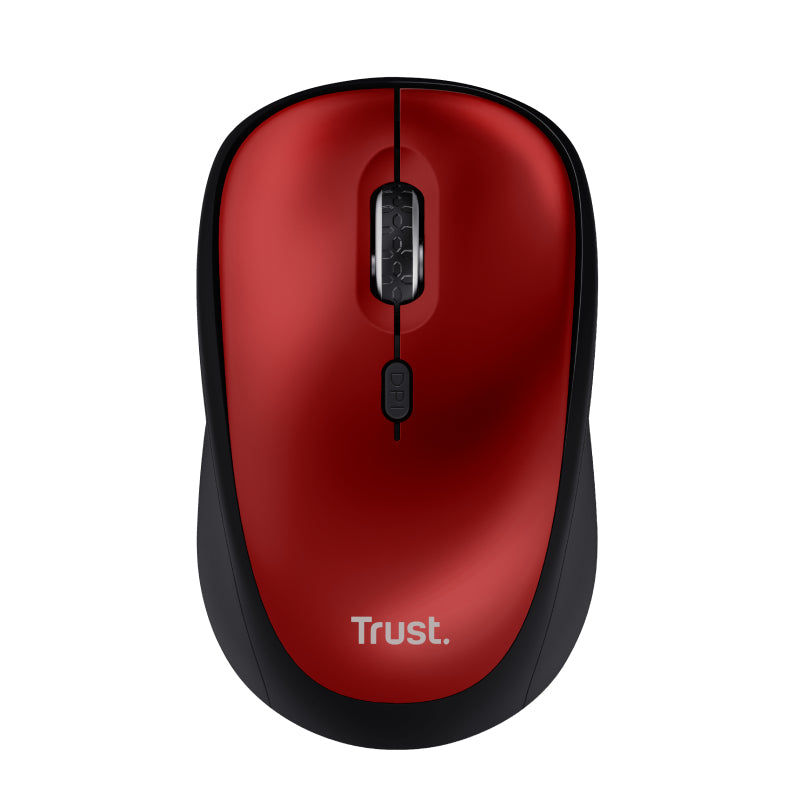 Souris sans fil Trust Yvi+ Silent (Rouge)