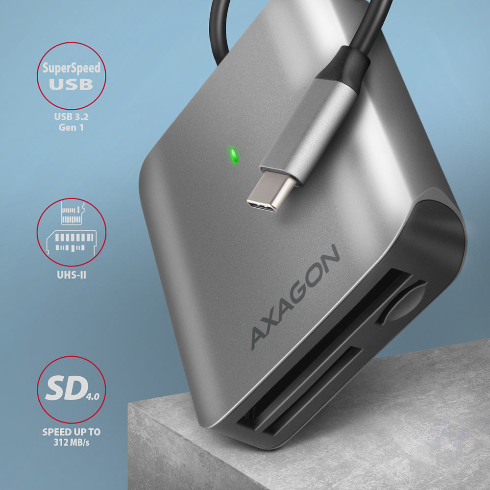 Lecteur de Cartes externe Axagon CRE-S3C USB 3.2