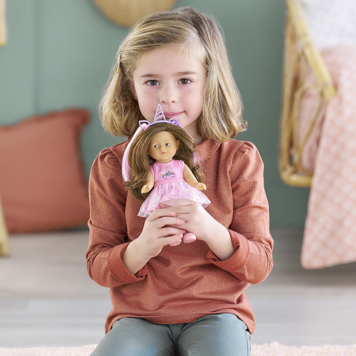 Coffret poupée - COROLLE - Mini Corolline Romy Licorne - 20 cm - Des 3 ans