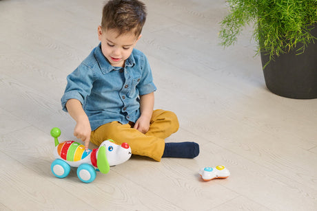 Jouet a tirer - Chicco - Chien Dog Ré Mi - Blanc - 18 mois - Intérieur