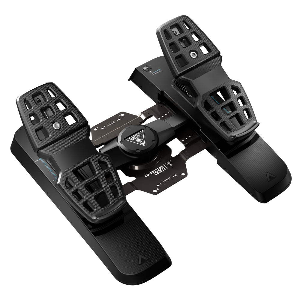 Pédales de direction universelle - TURTLE BEACH - VelocityOne - Noir - Multi-plateforme - USB-C