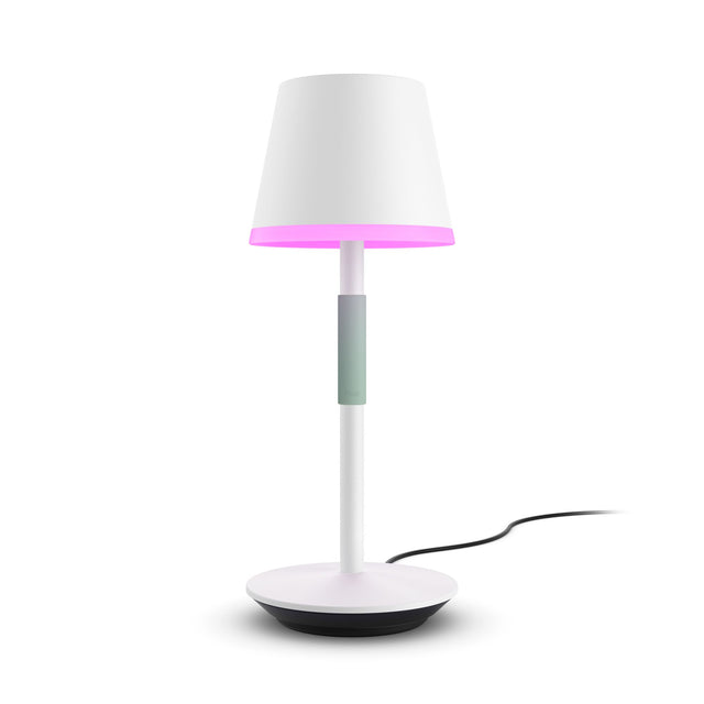 Philips White and Color Ambiance, lampe a poser portable Hue Belle, compatible Bluetooth, blanche