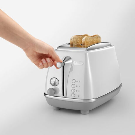 Grille-pain - DELONGHI - CTOC2103.W - 900 W - 2 fentes - Blanc