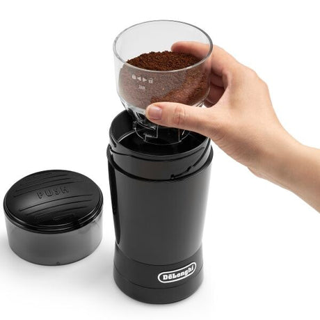 Moulins a café - DELONGHI - KG200 - 170 W - 90 g de grains - Noir