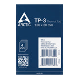 Lot de 4 Pads Thermiques Arctic TP-3 120x20x1mm (Bleu)
