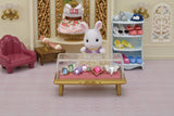 Figurines miniatures - SYLVANIAN FAMILIES - 5647 - La valisette de mode et grande soeur Lapin neige