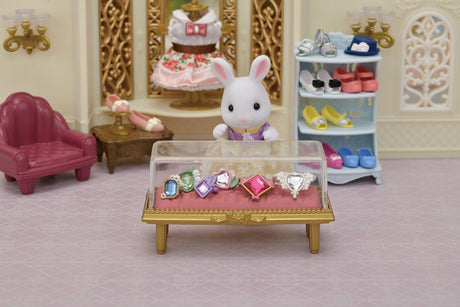 Figurines miniatures - SYLVANIAN FAMILIES - 5647 - La valisette de mode et grande soeur Lapin neige