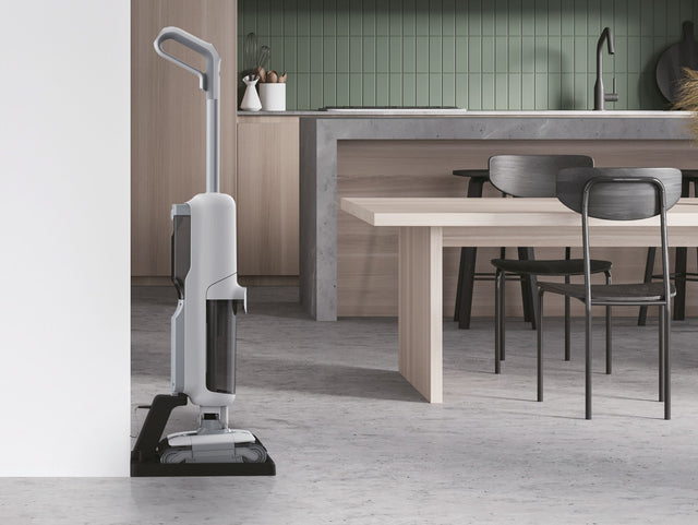 HOOVER HW500 - Aspirateur Balai Laveur sans Fil Eau et Poussiere - Double Rouleau - Moteur Haute Performance 230W