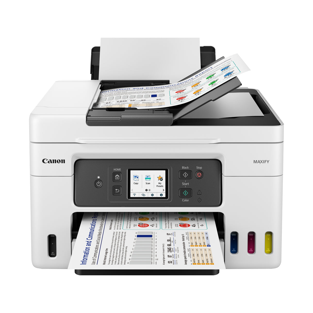 Imprimante Multifonction 4en1 Canon Maxify MegaTank GX4050 (Blanc)