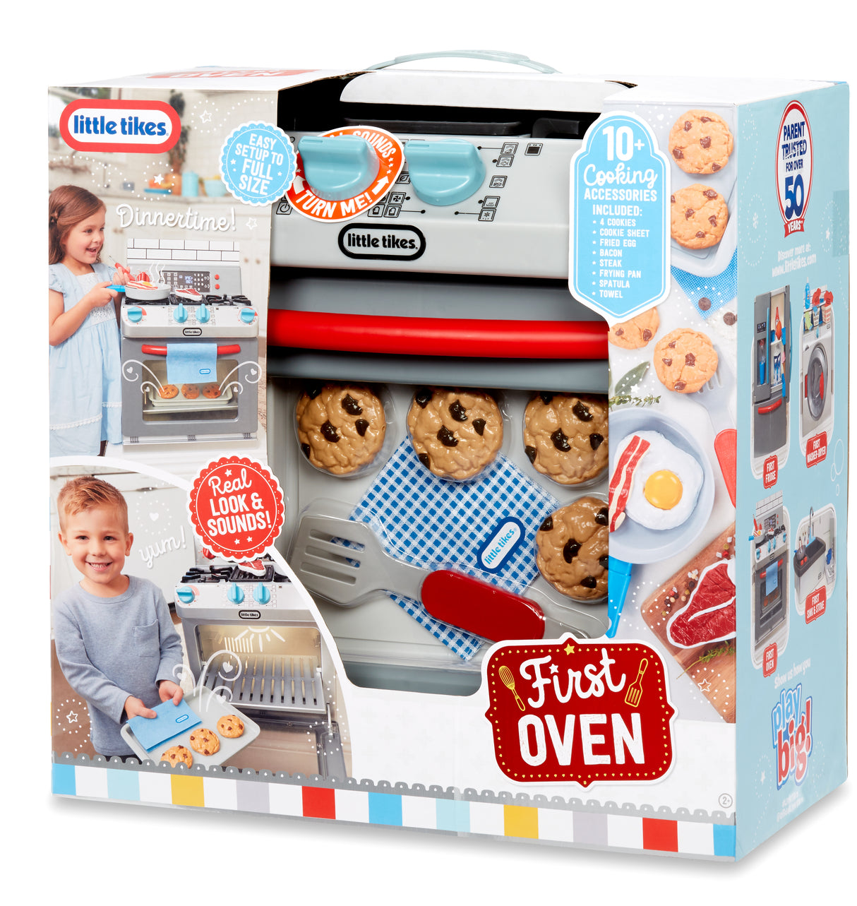 Little Tikes - Mon Premier Four Electronique - Interactif & Réaliste avec Sons - Appareil Ménager de Simulation pour Enfants