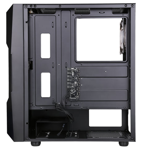 Boitier Moyen Tour ATX iTek Oxygene RGB avec panneau vitré (Noir)