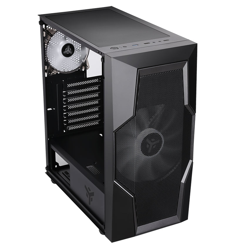 Boitier Moyen Tour ATX iTek Oxygene RGB avec panneau vitré (Noir)