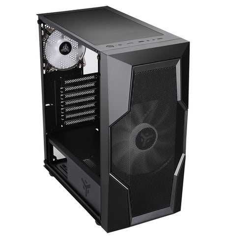 Boitier Moyen Tour ATX iTek Oxygene RGB avec panneau vitré (Noir)