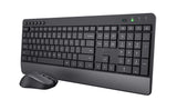 Pack 2en1 (Clavier/Souris) sans fil Trust Trezo (Noir)