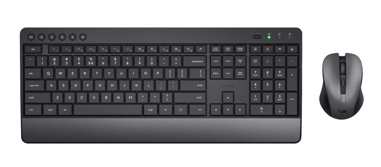 Pack 2en1 (Clavier/Souris) sans fil Trust Trezo (Noir)