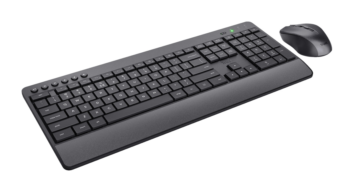 Pack 2en1 (Clavier/Souris) sans fil Trust Trezo (Noir)