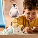 Figurines Famille pingouin sur la banquise, Schleich 42661 Wild Life, Pour enfant des 3 ans