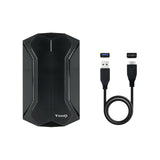 Boitier externe USB 3.1 TooQ TQE-2599 RGB - S-ATA 2,5" (Noir)