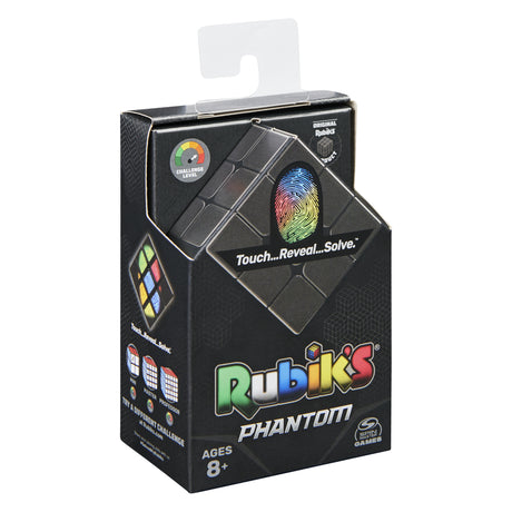 Rubik's Cube 3x3 Phantom - Rubik's - Jeu de réflexion - Couleurs révélées par la chaleur des mains