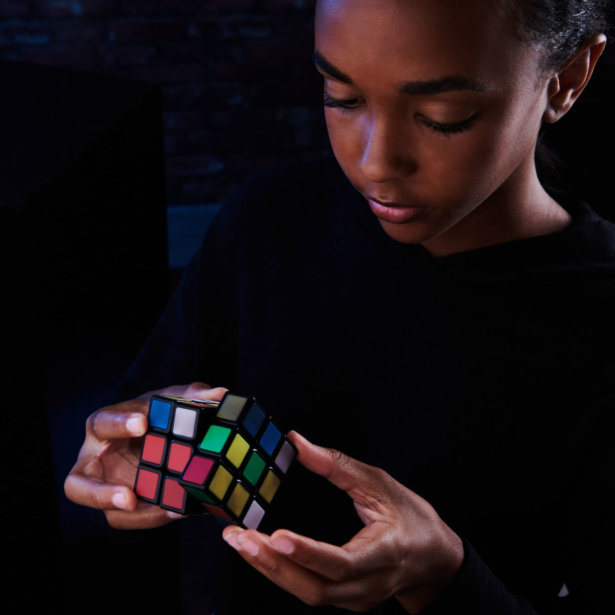 Rubik's Cube 3x3 Phantom - Rubik's - Jeu de réflexion - Couleurs révélées par la chaleur des mains