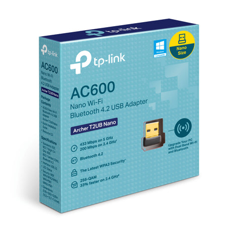 Mini Carte Réseau USB WiFi TP-Link Archer T2UB Nano (AC600)